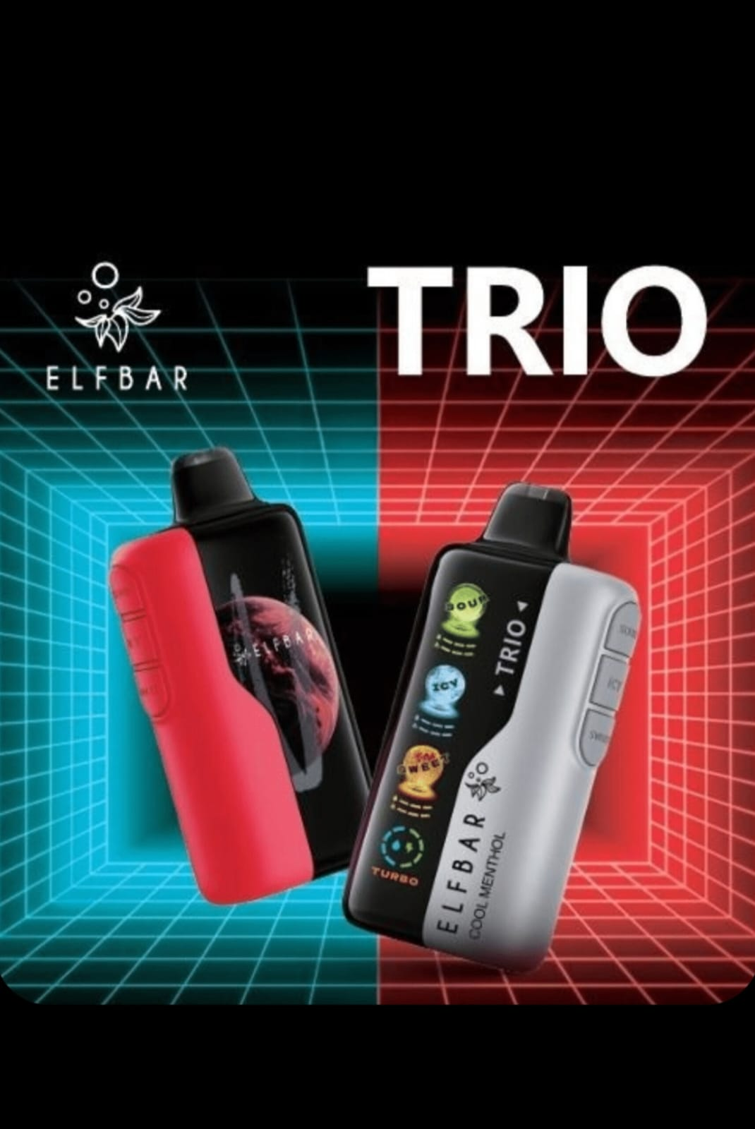 Elf Trio 40K-Pod Descartvel Elf Bar 40.000 puffs